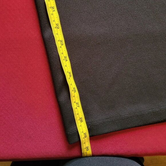 89th + Madison | Black Stretch Pants | L | Faux Belt Detail - Picture 9 of 11